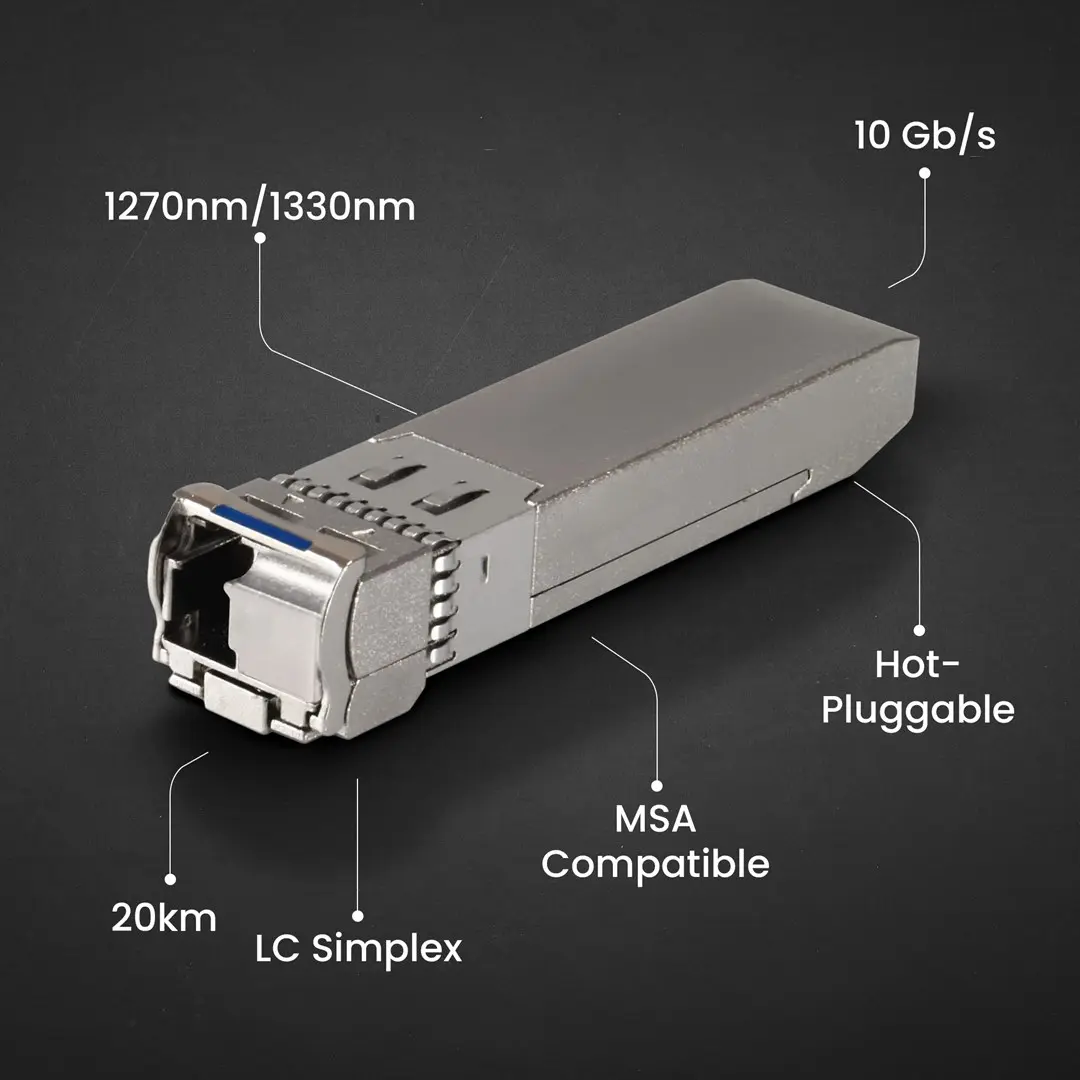 Extralink SFP+ 10G SFP+ WDM Модуль Photo 9