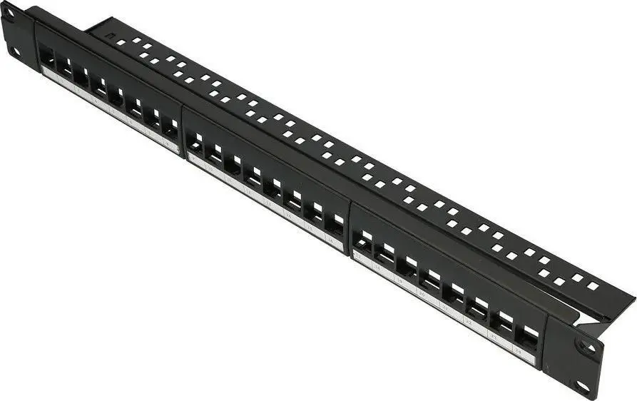 Extralink 24-port UTP modular patch panel 1U Photo 5