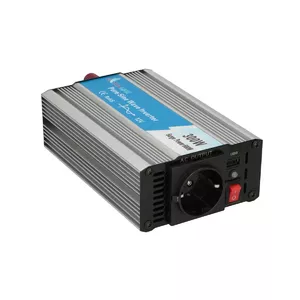 Voltage converter Extralink OPIP-300W 12V 300W pure sine, aluminium housing, active cooling