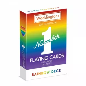 Board Game cards pack Winning Moves — Cards Waddingtons No1. Rainbow