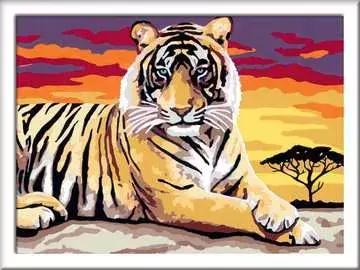 Krāsošana pēc numuriem Ravensburger CreArt Majestic Tiger Photo 2