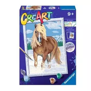 Набор по цифрам Ravensburger The Royal Horse — акриловые краски (15 шт.), для детей