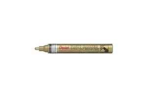 Krāsu marķieris PENTEL MMP10-X — zelta tinte, līnijas platums 4.5 mm, iepakojums 12 gab.
