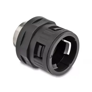 Conduit coupling DeLOCK 60456 M32 black brass plastic 2 pieces