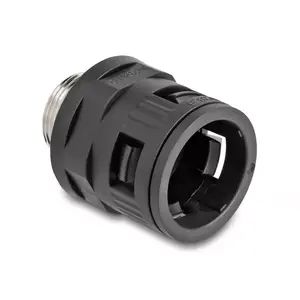 Conduit coupling DeLOCK 60455 M25 black brass plastic 2 pieces
