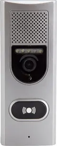 Door intercom with camera Alecto A003314, 3.5" color display, white/silver