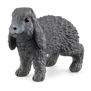 Schleich lop-eared rabbit figure model 13935, grey, Farm World, recommended age 3+