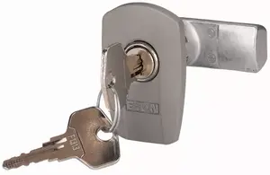 Замок для электрического шкафа Eaton LC-ZSBIT-CS, металлический цинковый, серый