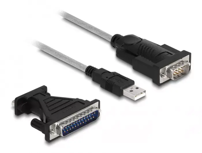 DeLOCK Adapteris USB 2.0 Type-A Serial RS-232 D-Sub 9 + 25 Photo 2