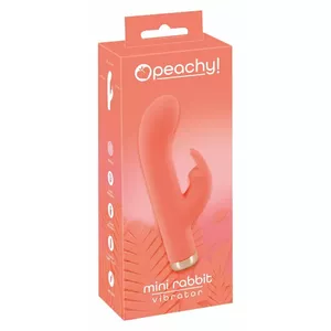 Vibrator You2Toys Silicone Pink — mini rabbit, rechargeable, 16.7 cm, insertion 9.5 cm, Ø 2.8–3.3 cm
