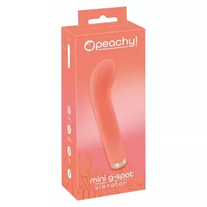 Vibrator you2toys Silicone Peach Color — mini G-spot/P-spot, 16.5 cm, Ø 2.7–3.3 cm, rechargeable, 10 modes