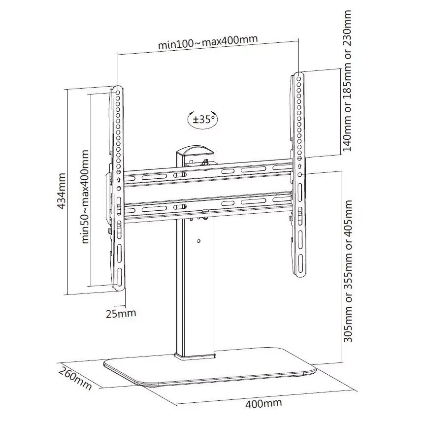 Equip 32"-55" Universal TV Stands Photo 9