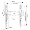 TV sienas stiprinājums Neomounts WL30S-850BL14 Photo 19