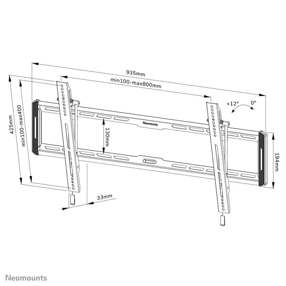 Крепление для телевизора Neomounts WL35-550BL18 Photo 20