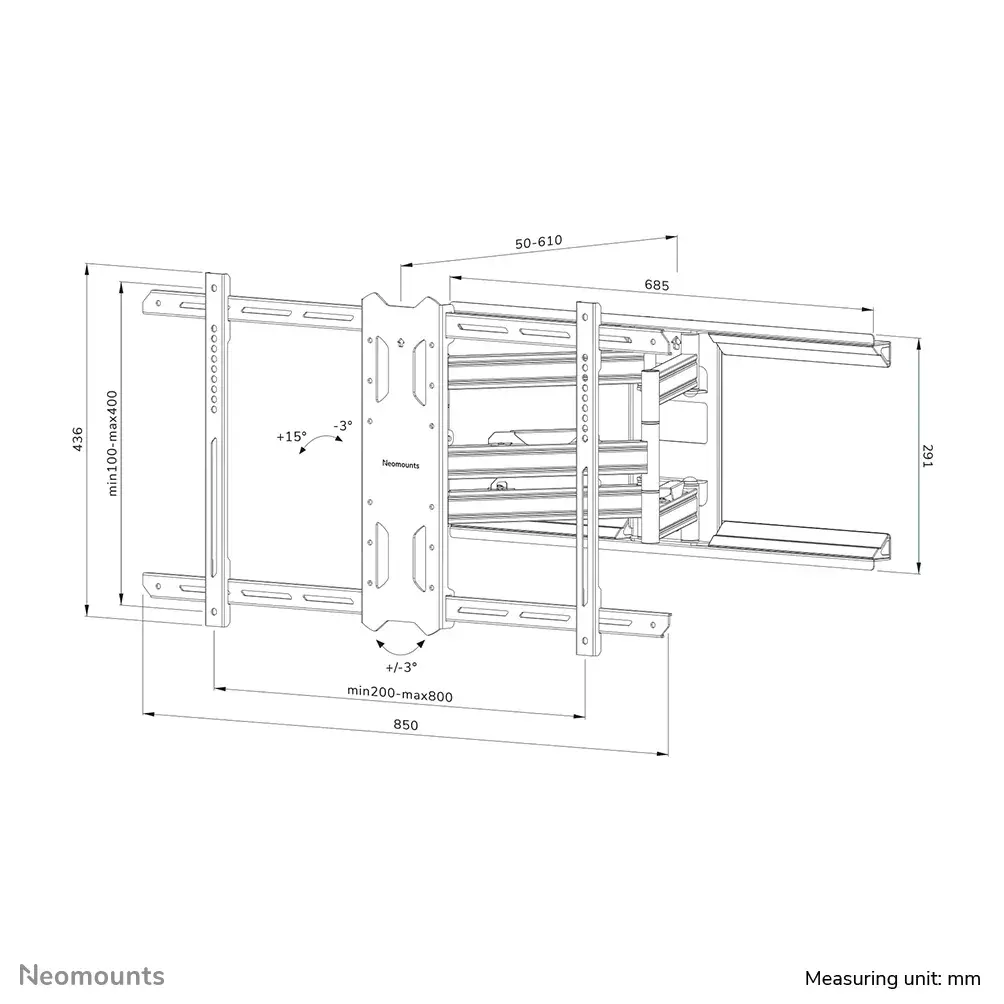 Neomounts tv wall mount WL40S-850BL18 Photo 20