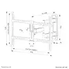 TV sienas stiprinājums Neomounts WL40-550BL16 Photo 17