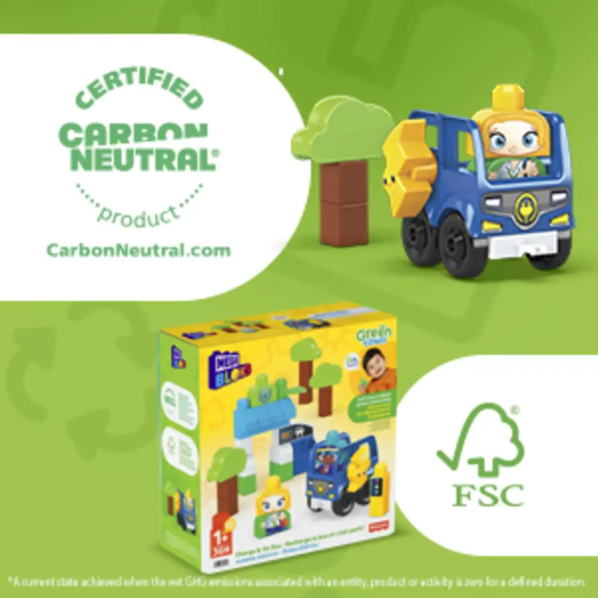 Mega Bloks MEGA BLOKS Green Town Charge & Go Bus Photo 11