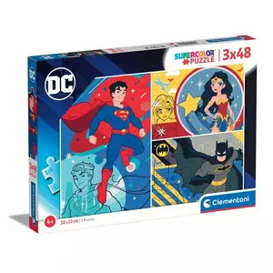 Пазл Clementoni Supercolor 25272 — 48 элементов, Justice League (комиксы), 320×220 мм
