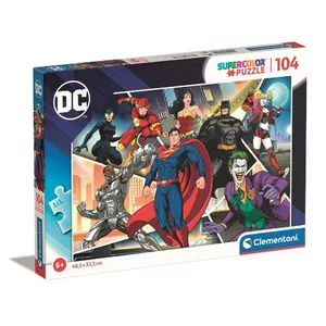 Puzzle 104 elementi Super Color DC Comics