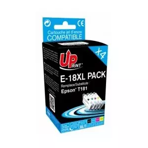 Картридж UPrint Epson E-18XL Черный/Цветной