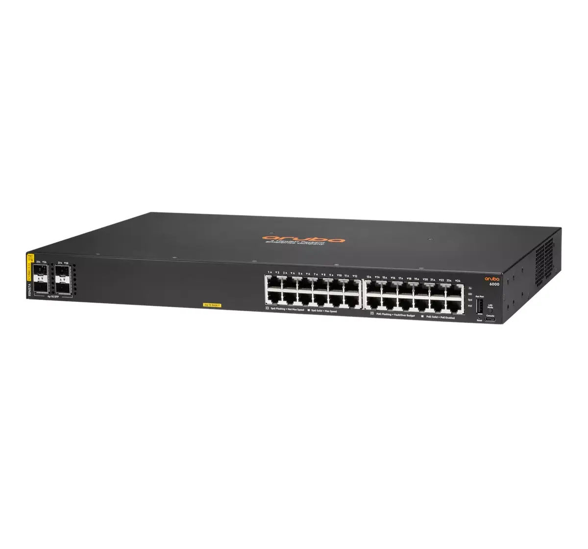 Pārvaldāms slēdzis Aruba 6000 24G Class4 PoE Photo 2