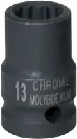 Impact socket KS Tools 3/8" drive, 9 mm depth, 32 mm height (model 515.0969)