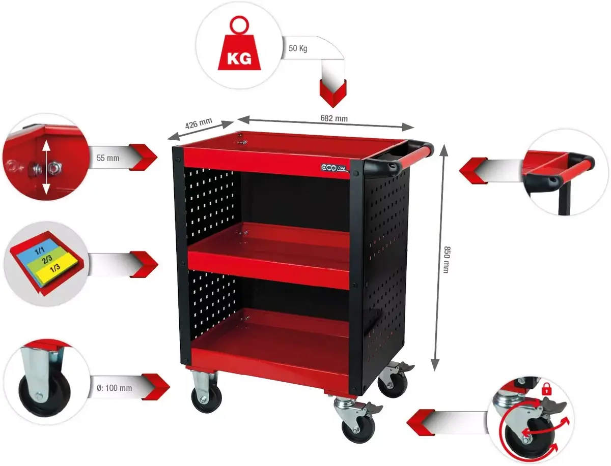 Tool storage case KS Tools 890.0006 Photo 3