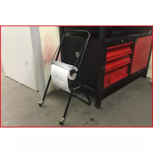 Paper Roll Stand KS TOOLS 800.0158 portable design for workshop rolls