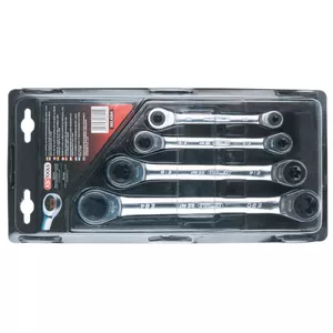 Набор накидных ключей с трещоткой KS Tools 503.4364 GEARplus TX-E, 4 предмета