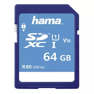 Memory Card Hama 64GB SDXC UHS-I Class 10 00213110