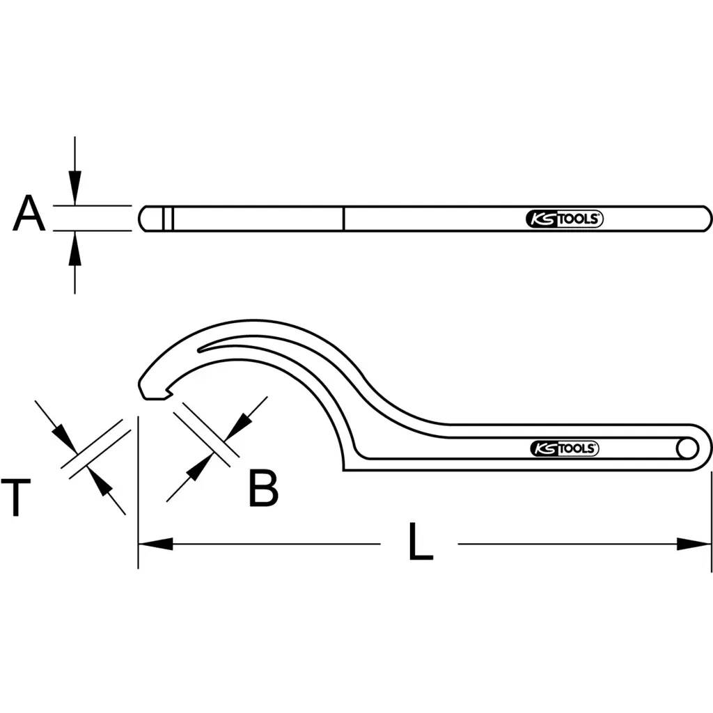 Spanner wrench KS Tools 517.1473 Photo 2