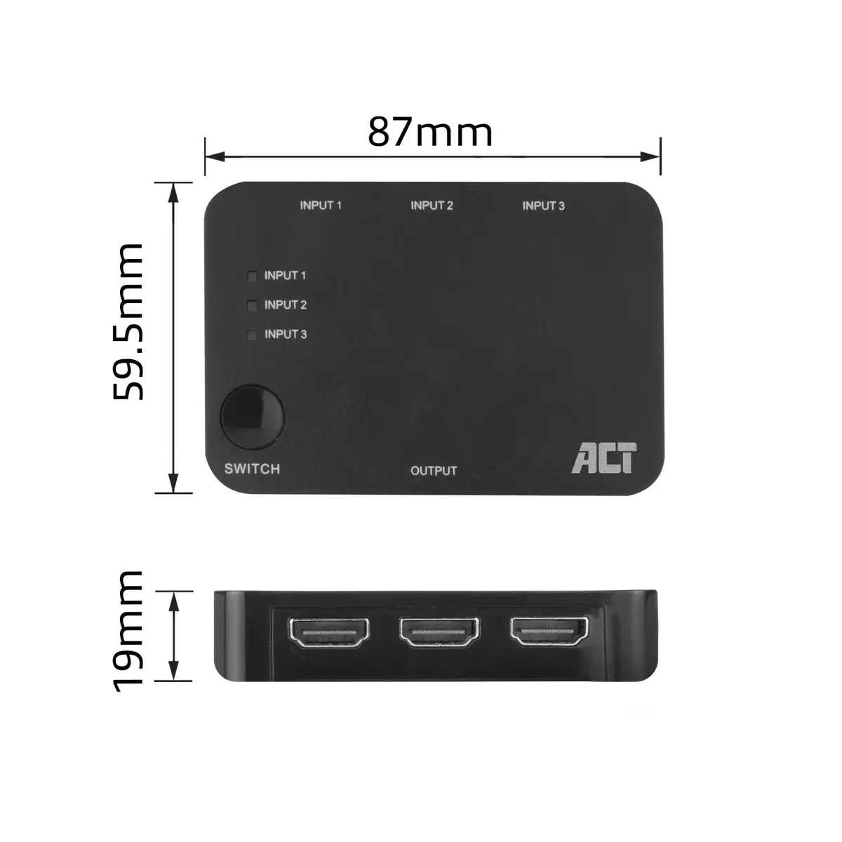 ACT 4K HDMI Switch 3x1 Photo 6