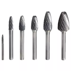 Rotary Burr KS Tools 515.3261 Metal Oval 3mm for Cast Iron Plastic