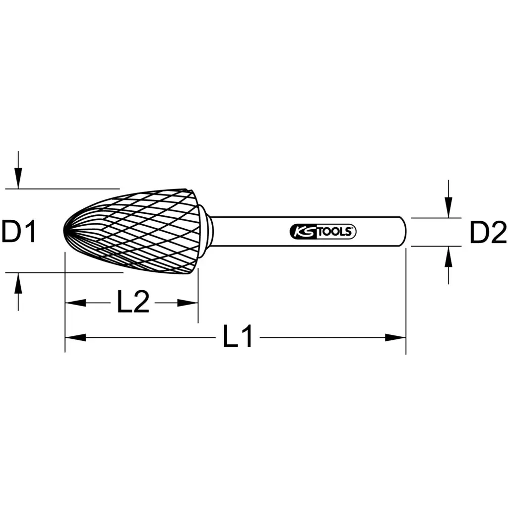 Rotācijas frēze KS Tools 515.3261 Photo 3