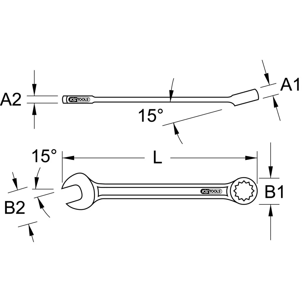 KS Tools combination wrench 517.0610 10 mm Photo 5