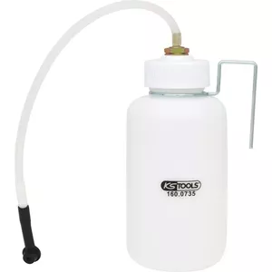 Fluid catch bottle ks tools 1 L Model 160.0735 – spill collection container for automotive fluids