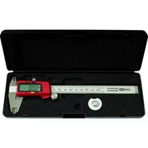Digitālais suports ks tools 300.0532 0–150 mm nerūsējošā tērauda, digitālais mērīšanas instruments