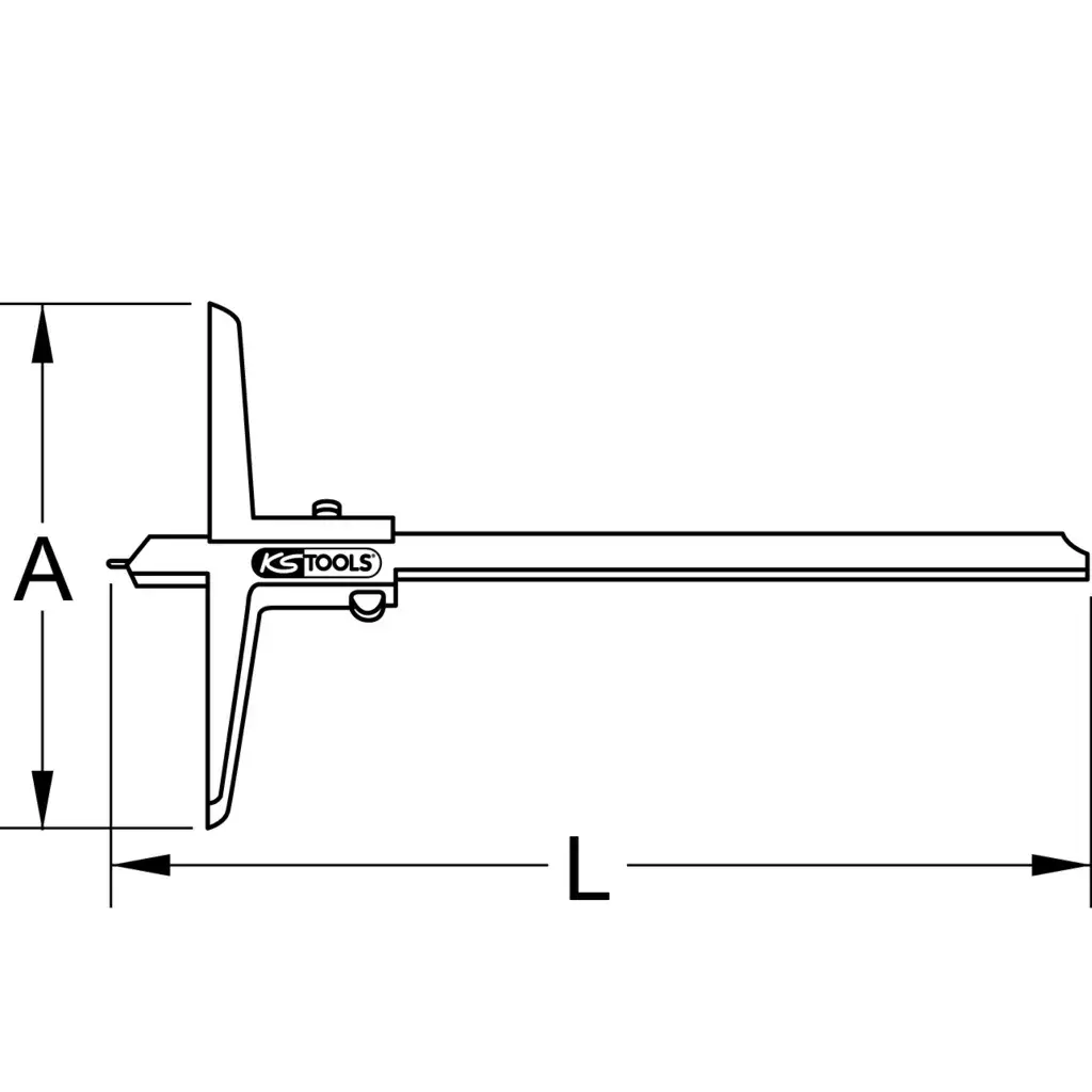Caliper KS Tools 300.0552 Photo 2