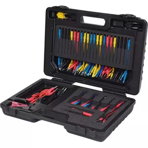 Набор диагностических кабелей ks tools 150.0950 12/24В, 92 предмета для автомобильной диагностики и подключения аккумулятора