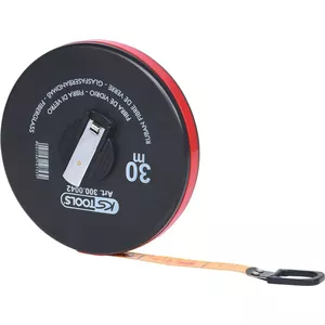 Mērjente ks tools 300.0042 — 30 m plastmasas lenta