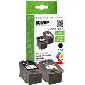 Cartridge KMP Canon PG-560XL / CL-561XL Black Color