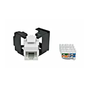 RJ45 UTP Cat.6 plug SCHRACK HSEMRJ6UWS — Keystone de-embedded, for unshielded Ethernet