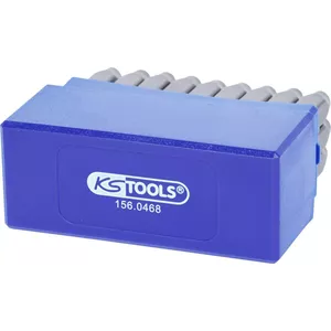 Letter Stamping Set KS TOOLS 27 pcs Model 156.0468 — metal letter and number punches, 27-piece kit