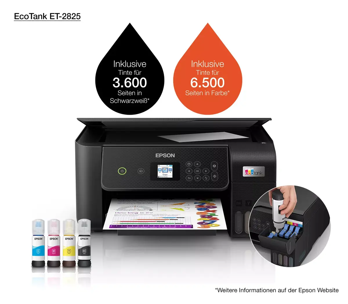 МФУ Epson EcoTank ET-2825 Photo 16