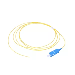 Pigtail SC/UPC PVC Singlemode Extralink G.657.A1 FTTH 900µm 1 m dzeltena