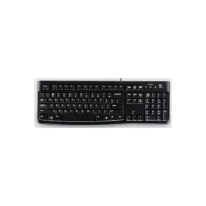 Logitech K120 Corded Keyboard Full-size USB Membrane QWERTY Black