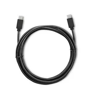 USB-C to USB-C cable QOLTEC 52348 — USB 2.0, 3 m, black