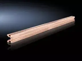 Rittal SV 9640.365 Vara stieņu sliede, saderīga ar TS 8, vara korpuss, garums 2400 mm