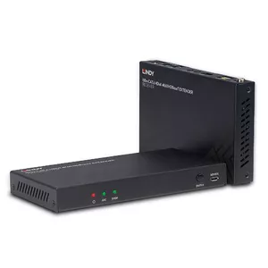 HDMI удлинитель передатчик и приемник Lindy 100м Cat.6 4K60 Аудио IR RS-232