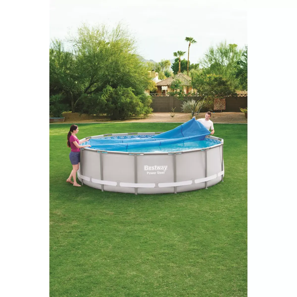 Bestway solar pool cover 4.27 m Photo 6